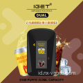 IGET Dual E-rokok vape sekali pakai